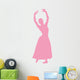 Ballet Silhouette Pink Wall Decal