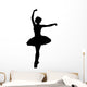 Black Ballet Silhouette Wall Decal