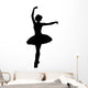 Black Ballet Silhouette Wall Decal