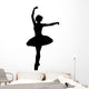 Black Ballet Silhouette Wall Decal
