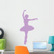 Ballet Silhouette Lavender Wall Decal