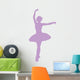 Ballet Silhouette Lavender Wall Decal