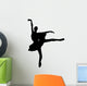 Ballet Silhouette Black Wall Decal