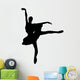 Ballet Silhouette Black Wall Decal