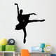Ballet Silhouette Black Wall Decal