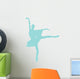 Blue Tutu Ballerina Wall Decal