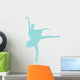 Blue Tutu Ballerina Wall Decal
