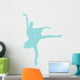 Blue Tutu Ballerina Wall Decal