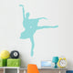 Blue Tutu Ballerina Wall Decal