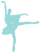 Blue Tutu Ballerina Wall Decal