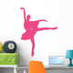 Hot Pink Tutu Ballerina Wall Decal