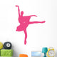 Hot Pink Tutu Ballerina Wall Decal
