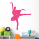 Hot Pink Tutu Ballerina Wall Decal