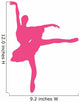 Hot Pink Tutu Ballerina Wall Decal