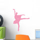 Pink Tutu Ballerina Wall Decal