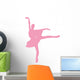 Pink Tutu Ballerina Wall Decal