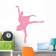 Pink Tutu Ballerina Wall Decal