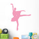 Pink Tutu Ballerina Wall Decal
