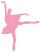 Pink Tutu Ballerina Wall Decal