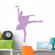 Purple Tutu Ballerina Wall Decal