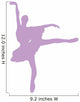 Purple Tutu Ballerina Wall Decal