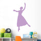 Ballet Silhouette Lavender Wall Decal