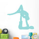 Blue Couple Dancing Ballet Wall Decal