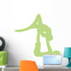 Green Couple Dancing Ballet Wall Decal