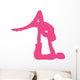 Hot Pink Couple Dancing Wall Decal