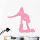 Pink Couple Dancing Ballet Wall Decal