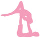 Pink Couple Dancing Ballet Wall Decal