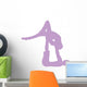 Purple Couple Dancing Ballet Wall Decal