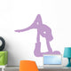 Purple Couple Dancing Ballet Wall Decal