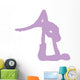 Purple Couple Dancing Ballet Wall Decal