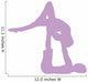 Purple Couple Dancing Ballet Wall Decal