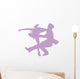 Ballet Silhouette Couples Lavender Wall Decal