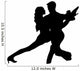 Dancing Tango Dance Wall Decal