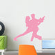 Pink Couple Dancing Tango Wall Decal