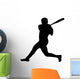 Baseball Silhouette Wall Decal