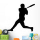 Baseball Silhouette Wall Decal