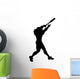 Baseball Silhouette Wall Decal