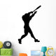 Baseball Silhouette Wall Decal