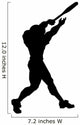 Baseball Silhouette Wall Decal
