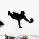 Baseball Silhouette Wall Decal