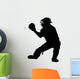 Baseball Silhouette Wall Decal