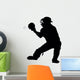 Baseball Silhouette Wall Decal