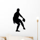 Baseball Silhouette Wall Decal