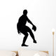 Baseball Silhouette Wall Decal