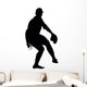 Baseball Silhouette Wall Decal