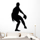 Baseball Silhouette Wall Decal